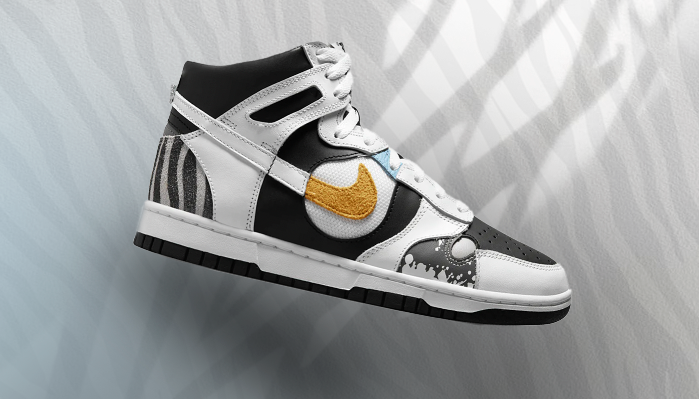 Кроссовки Nike Dunk High LX 'See Through - Reverse Panda'
