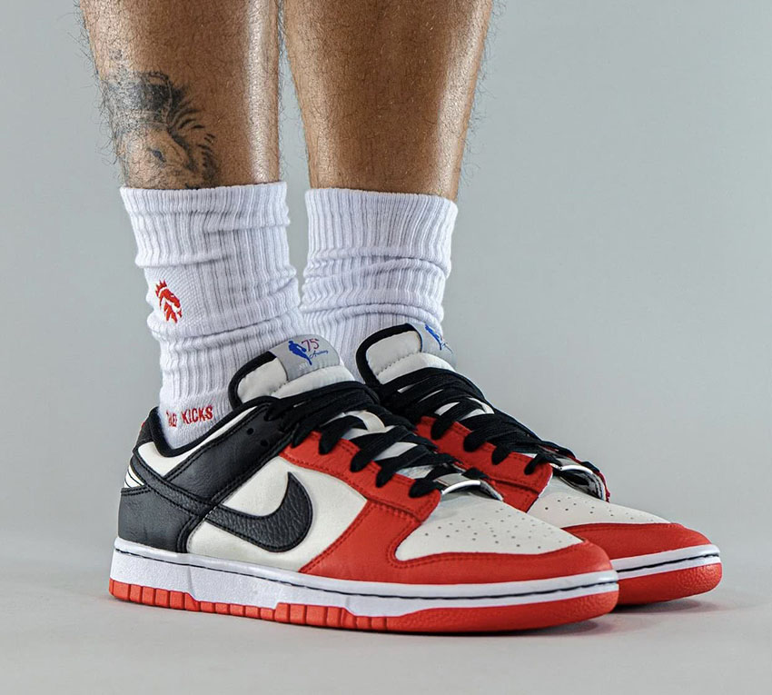 Nike Dunk Low EMB NBA 75th Anniversary Chicago