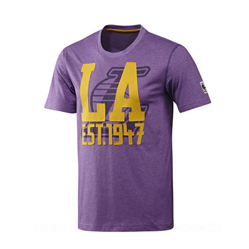 Футболка Adidas Lakers Wshd SS Tee - картинка