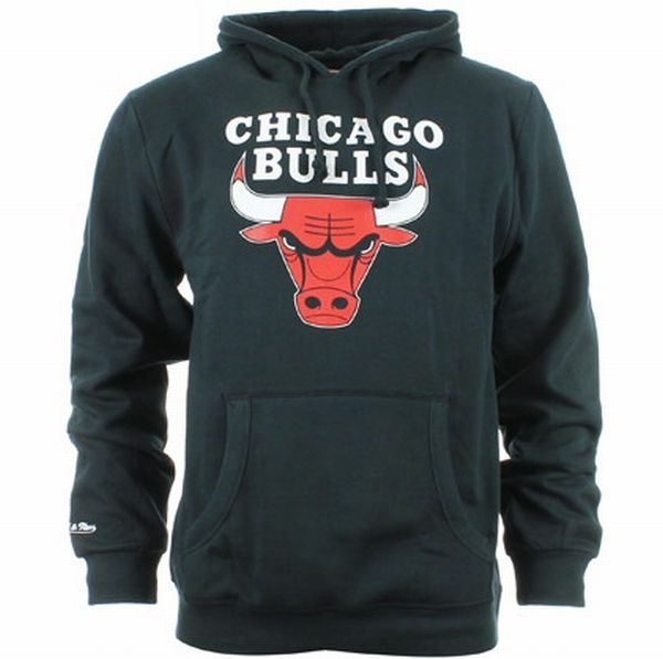 Купить  Толстовка Mitchell & Ness CHICAGO BULLS TEAM LOGO BLACK | CHICAGO BULLS 010 (черн) в Москве или заказать доставку на Slamdunk.su