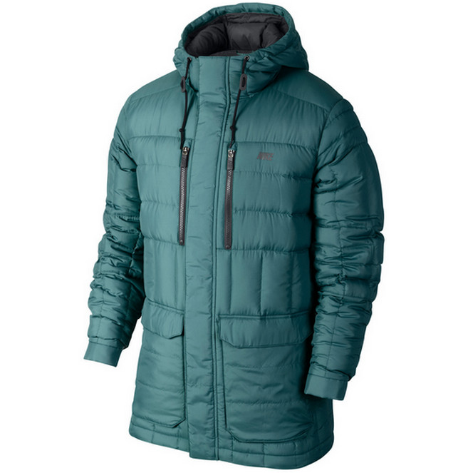 Куртка Nike field parka-550 hooded bl - картинка