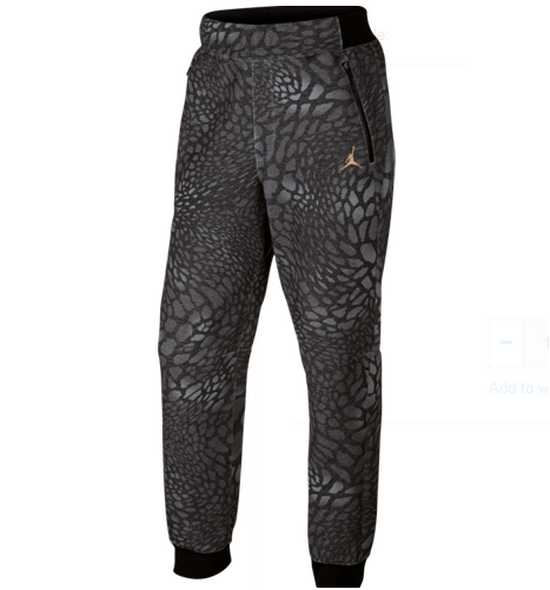 Купить Брюки Air Jordan Printed Fleece | 706566-010 в Москве или заказать доставку на Slamdunk.su