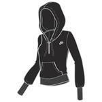 Толстовка женская Nike Classic Velour Hoody - картинка