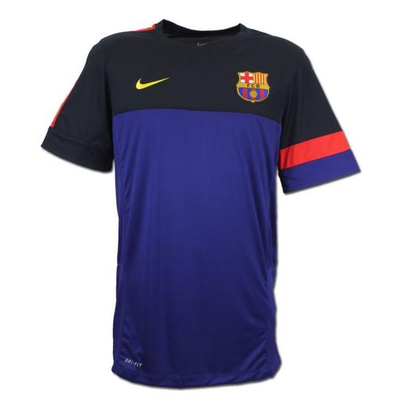Купить Футболка NIKE FC Barcelona Training Jersey 2012  | 477760-435 в Москве или заказать доставку на Slamdunk.su