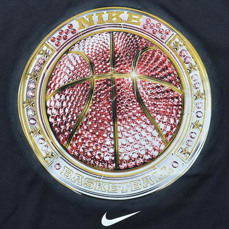 Купить Футболка Nike THE BLING BALL TEE | 533495-012 в Москве или заказать доставку на Slamdunk.su