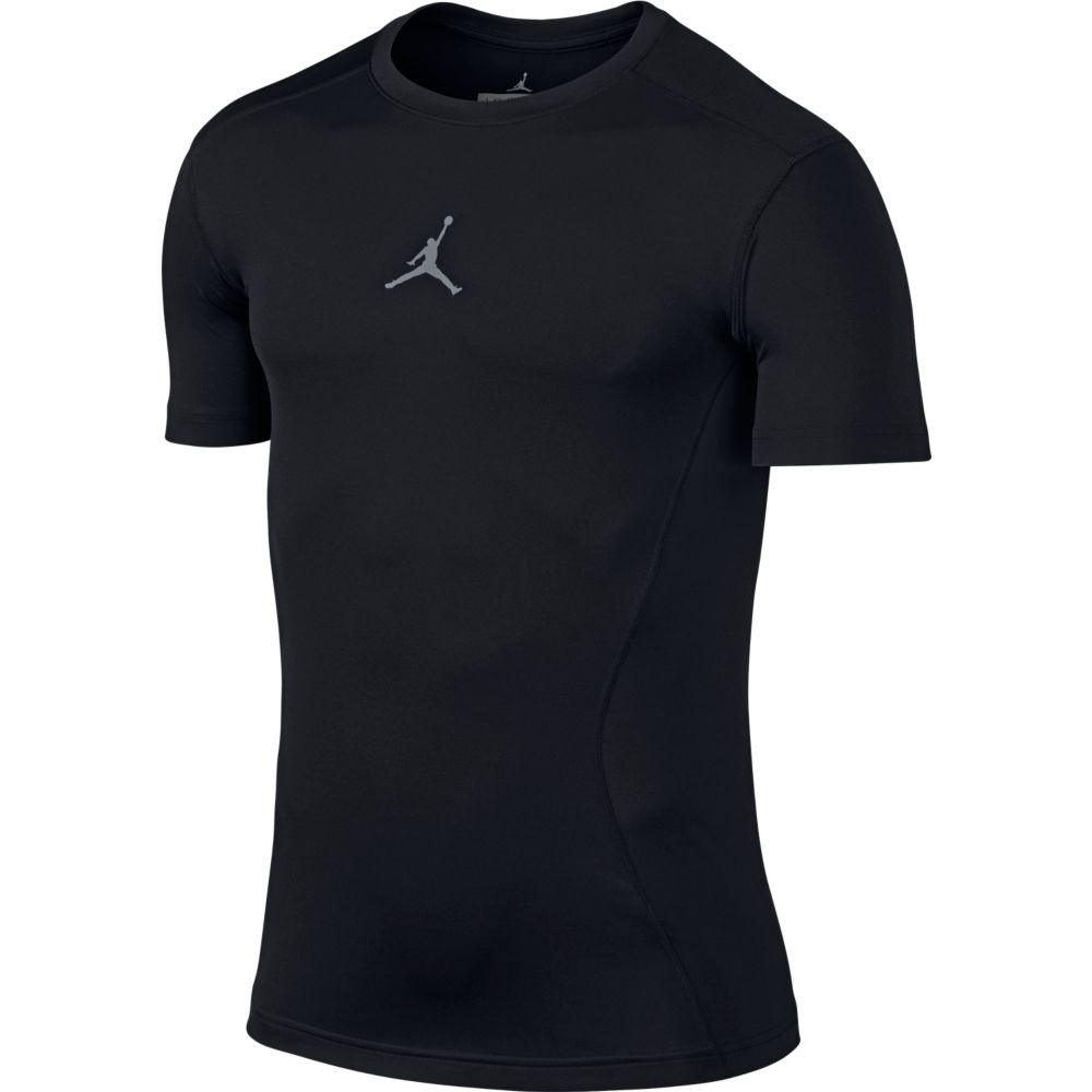 Купить Майка компрессионная Jordan AJ All Season Comp SS Top | 642345-010 в Москве или заказать доставку на Slamdunk.su