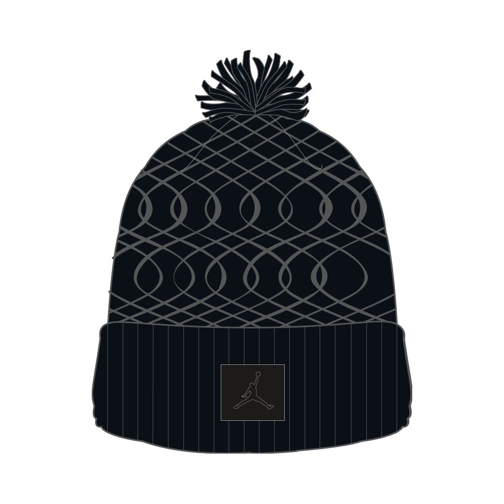 Купить Шапка Jordan Jumpman Beanie Pom | 801768-010 в Москве или заказать доставку на Slamdunk.su