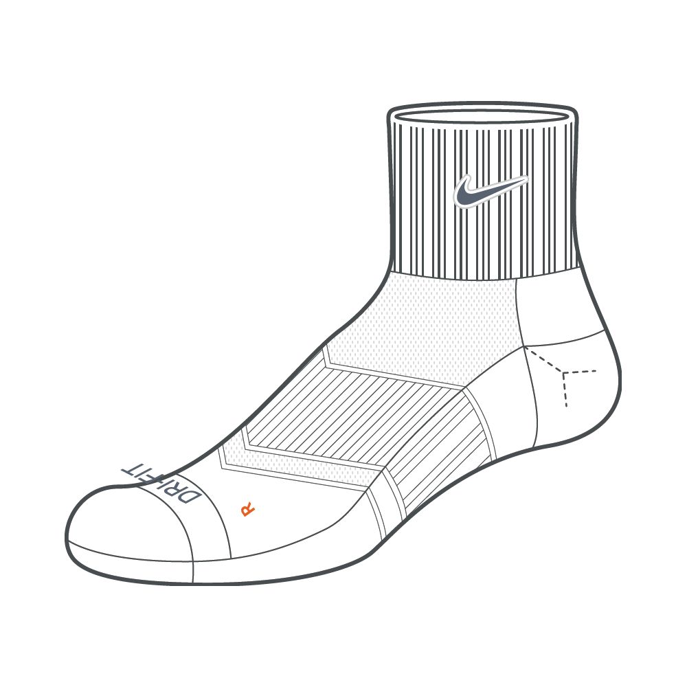 Купить Носки Nike Dri-Fit Cotton | SX4906-101 в Москве или заказать доставку на Slamdunk.su