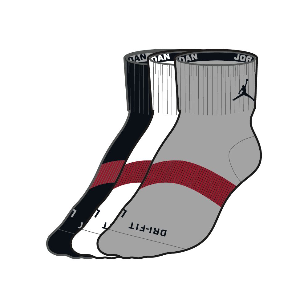 Купить Носки Jordan Dri-FIT Low Quarter | 546480-901 в Москве или заказать доставку на Slamdunk.su