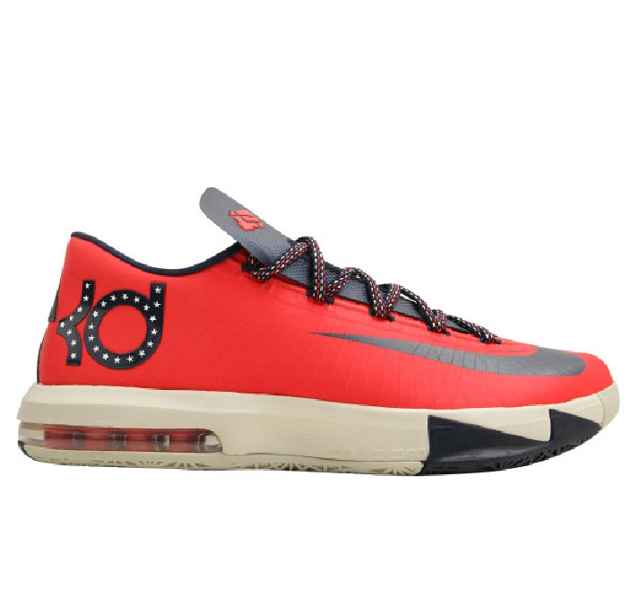 Баскетбольные кроссовки Nike KD VI  «Light Crimson» - картинка