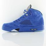 Кроссовки Air Jordan Retro 5 "Blue Suede" - картинка