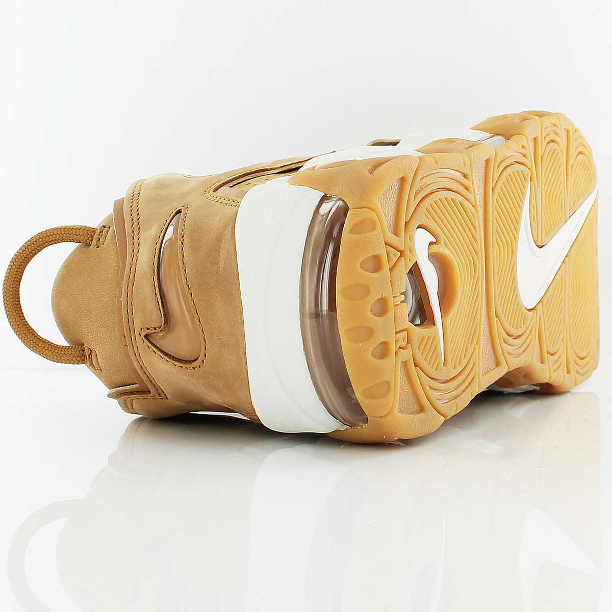 Nike air more uptempo wheat flax sale