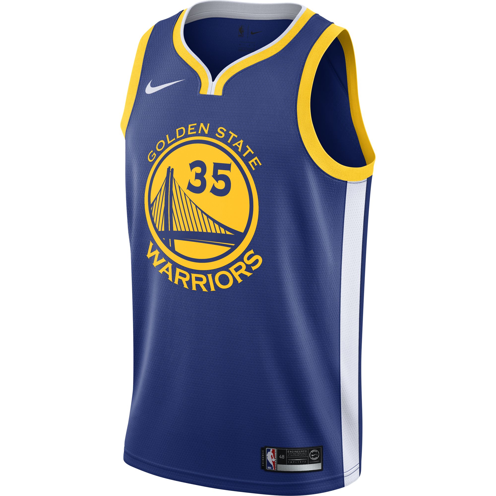 Купить Баскетбольная  майка Nike Kevin Durant GSW | 864475-496 в Москве или заказать доставку на Slamdunk.su