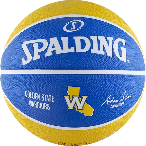 Купить Баскетбольный мяч Spalding GSW | 83-515Z в Москве или заказать доставку на Slamdunk.su