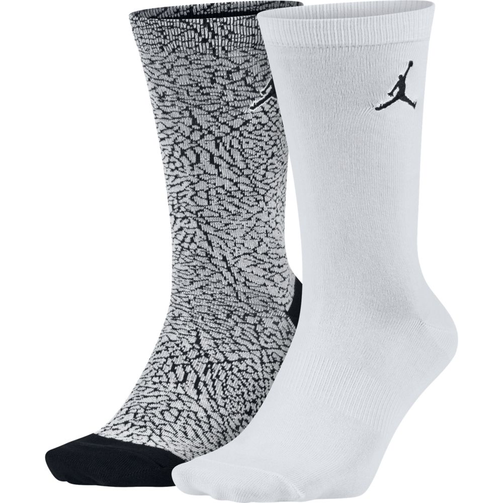 Купить Носки Jordan Elephant Crew Socks (2 Pair) | SX5859-101 в Москве или заказать доставку на Slamdunk.su