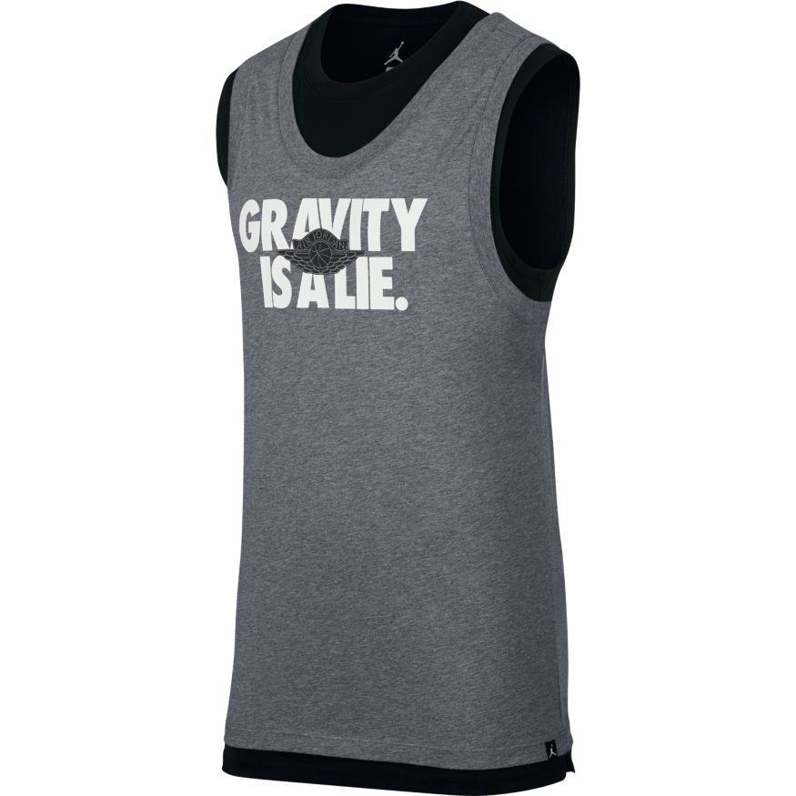 Купить Майка Jordan M JSW TEE DBL LYR GRAVITY | 916031-091 в Москве или заказать доставку на Slamdunk.su