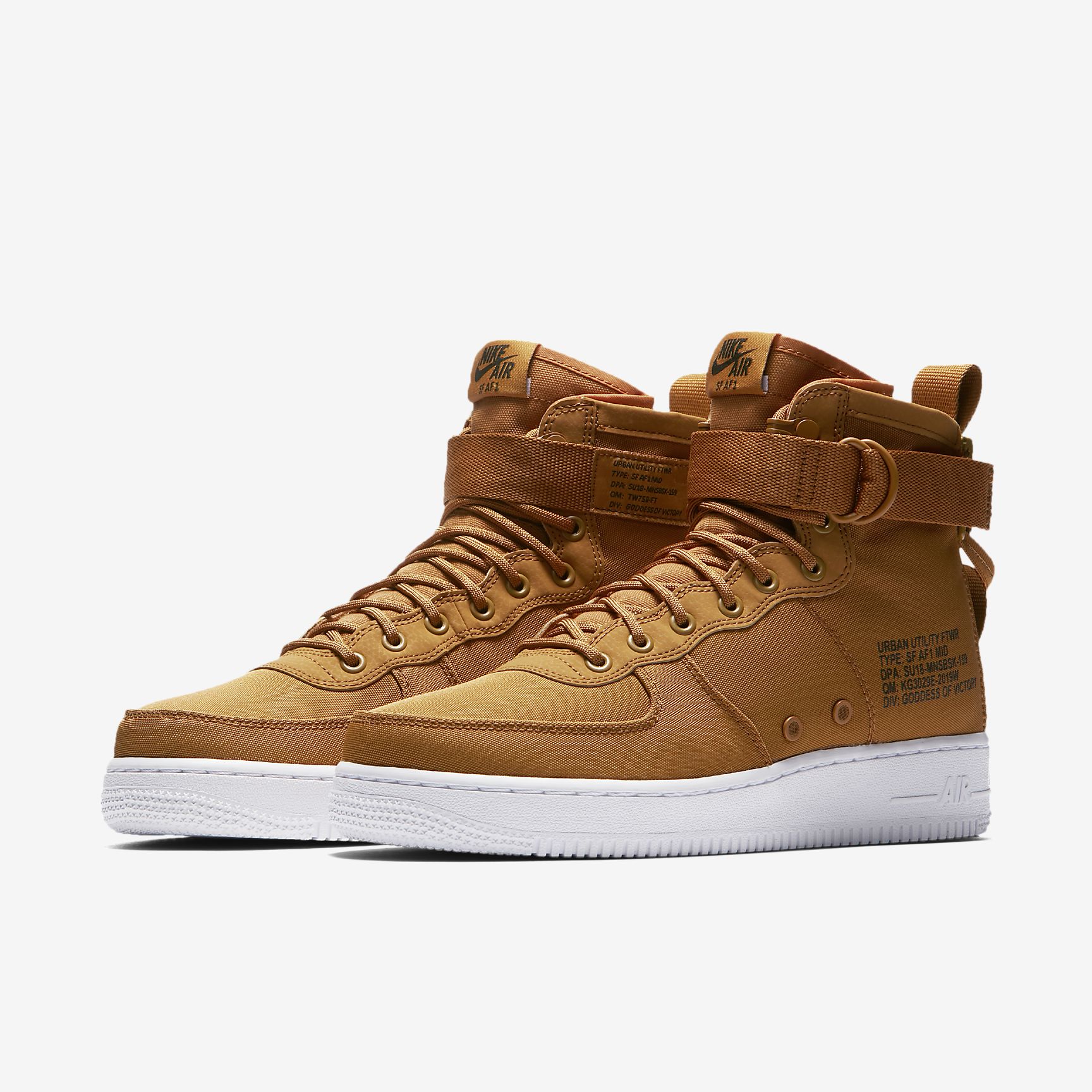 Nike sf air force mid orange store