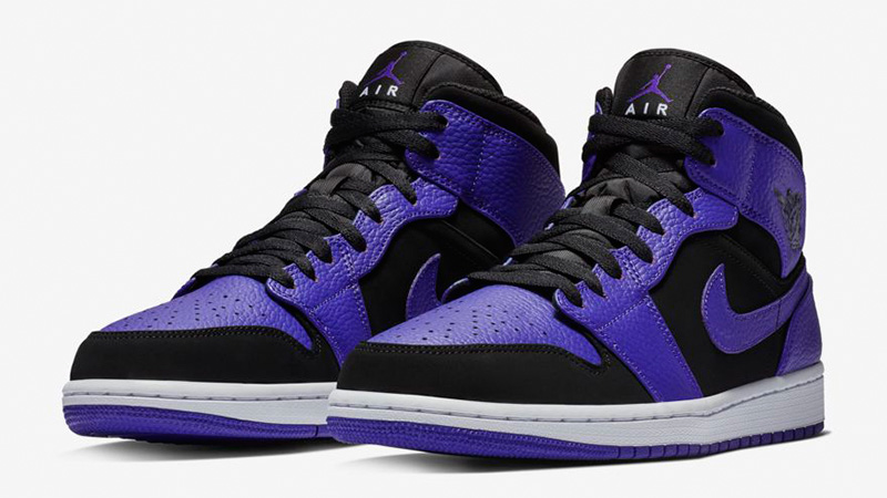 jordan 1 mid black dark concord