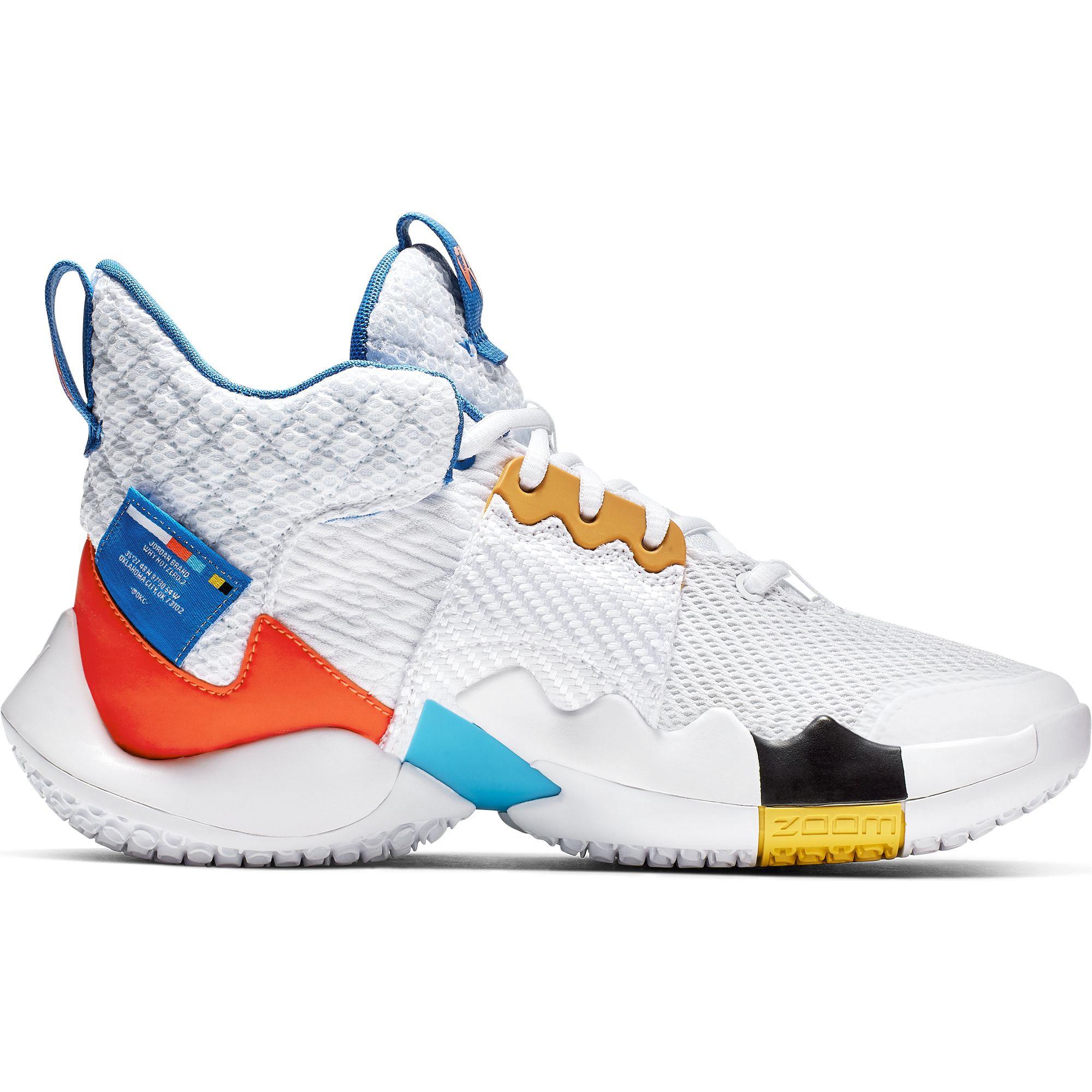 Купить Детские баскетбольные кроссовки Jordan "Why Not?" Zer0.2 | AO6218-100 в Москве или заказать доставку на Slamdunk.su