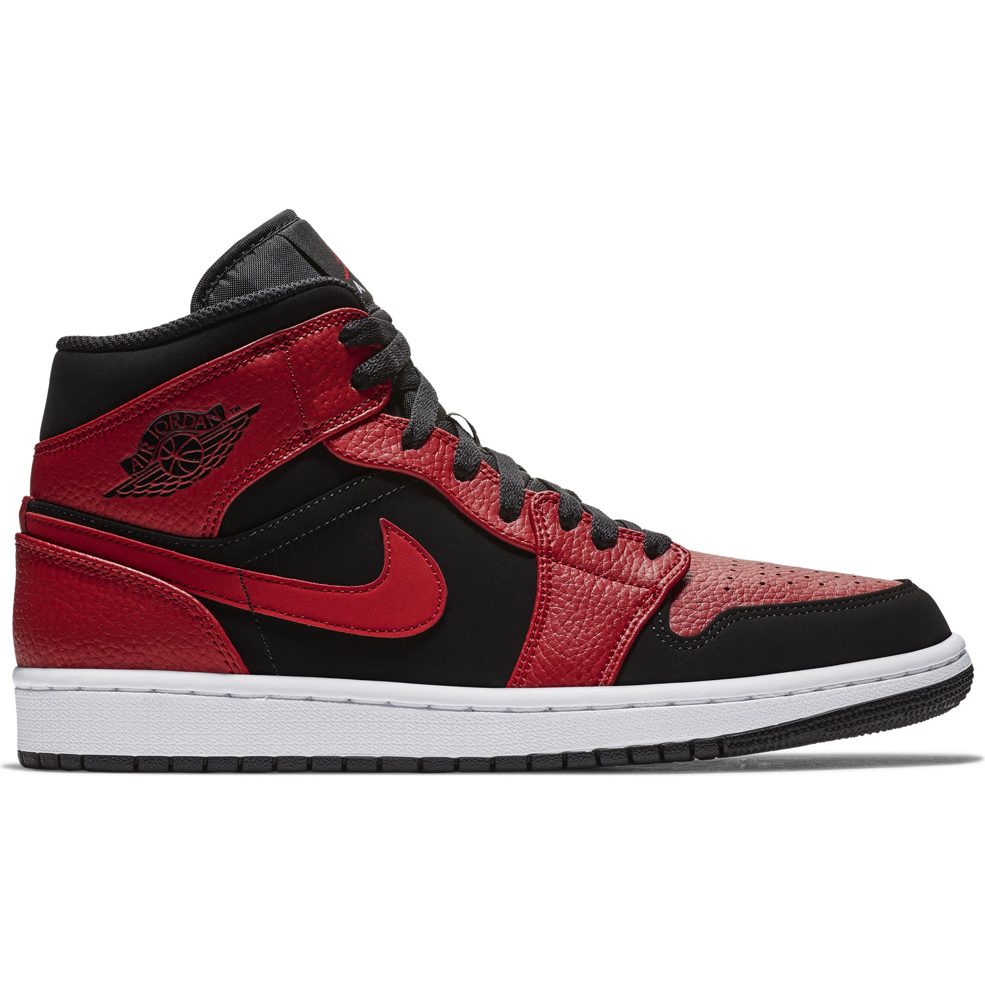 aj 1 mid black red