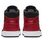 Кроссовки Jordan 1 Mid "Black Red" | 554724-054