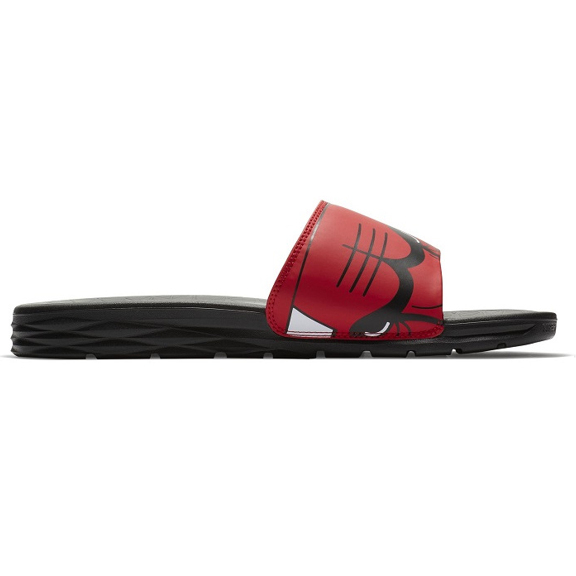 Сланцы Nike Benassi Solarsoft NBA "Chicago Bulls" - картинка