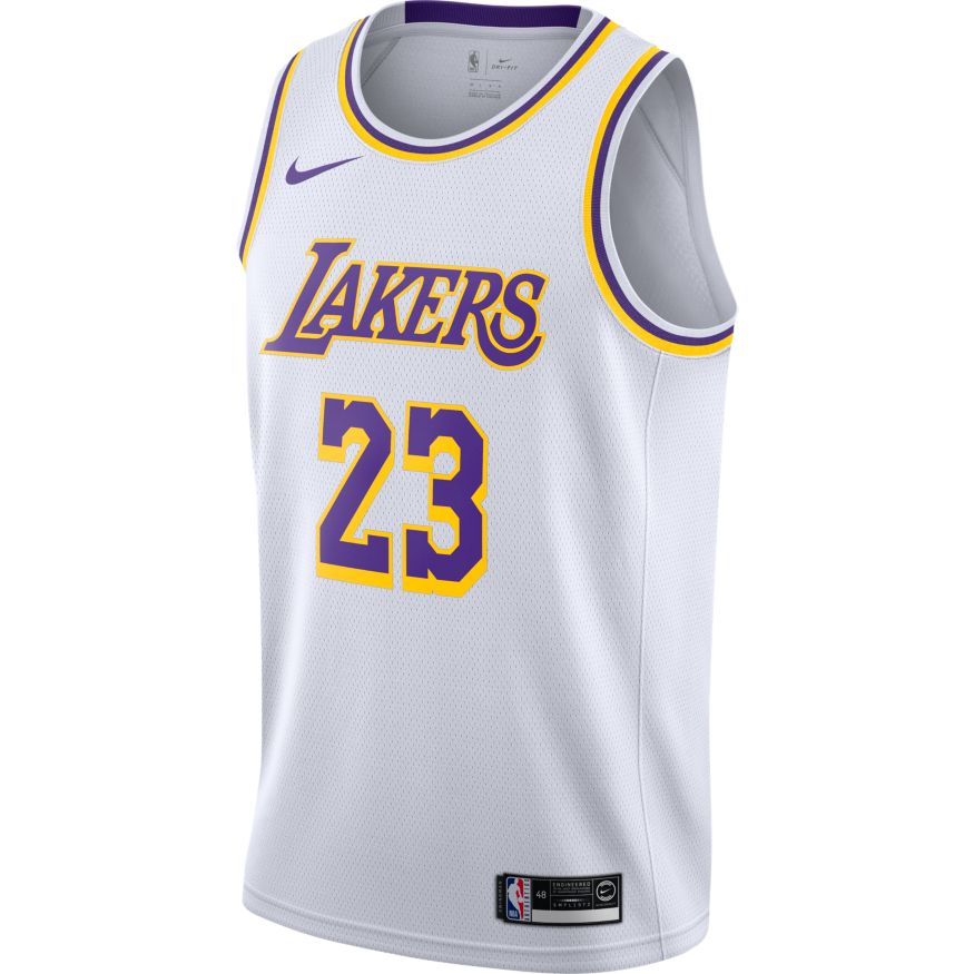 Купить Джерси Nike LeBron James Lakers  | AA7101-111  в Москве или заказать доставку на Slamdunk.su