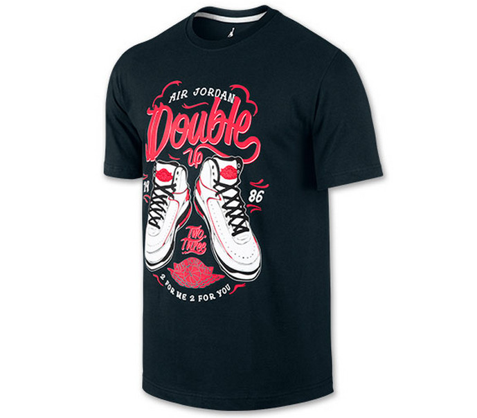 Купить Футболка Jordan Double Up Tee | 613021-010 в Москве или заказать доставку на Slamdunk.su