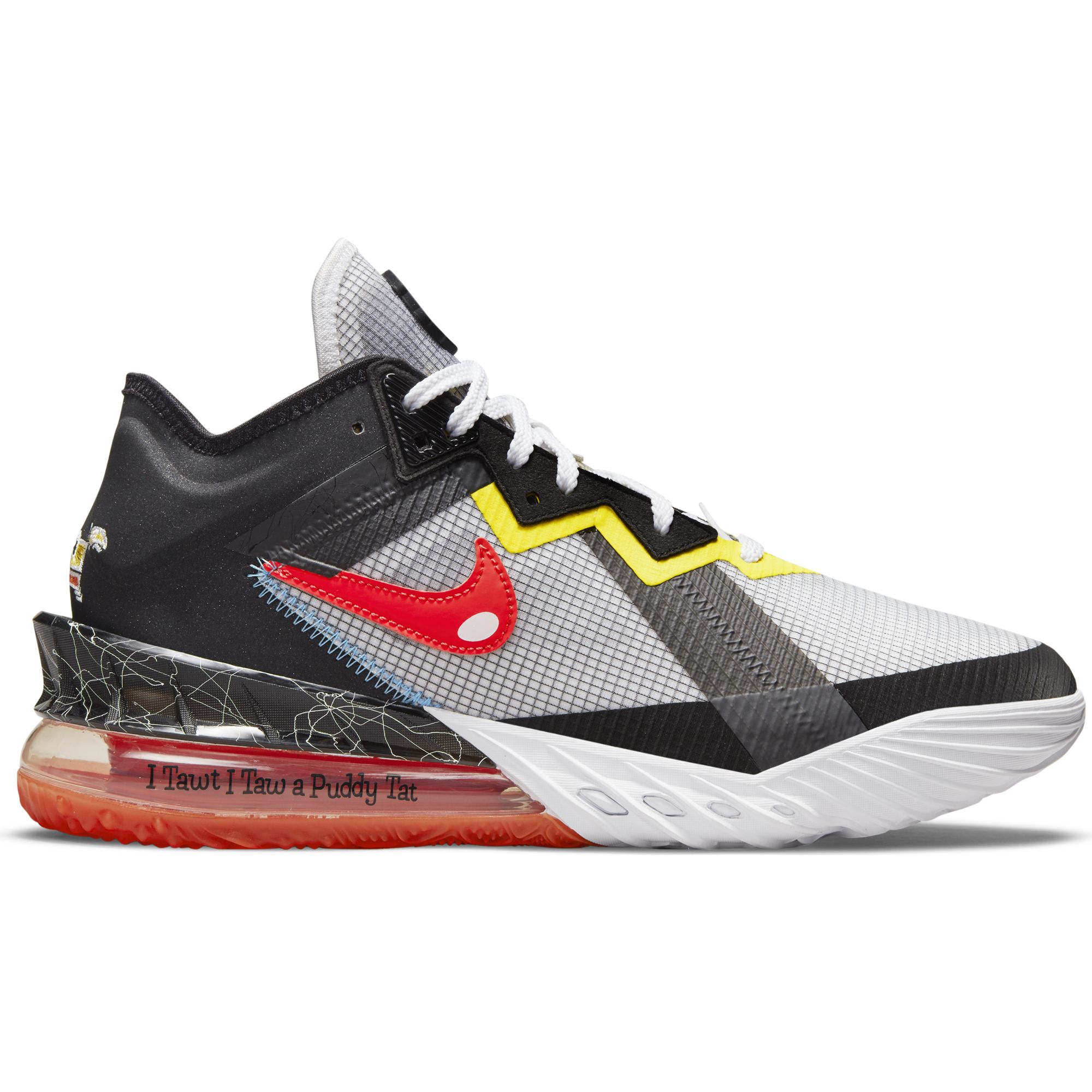 Купить Баскетбольные кроссовки LeBron 18 Low 'Sylvester vs Tweety' | CV7564-103 в Москве или заказать доставку на Slamdunk.su