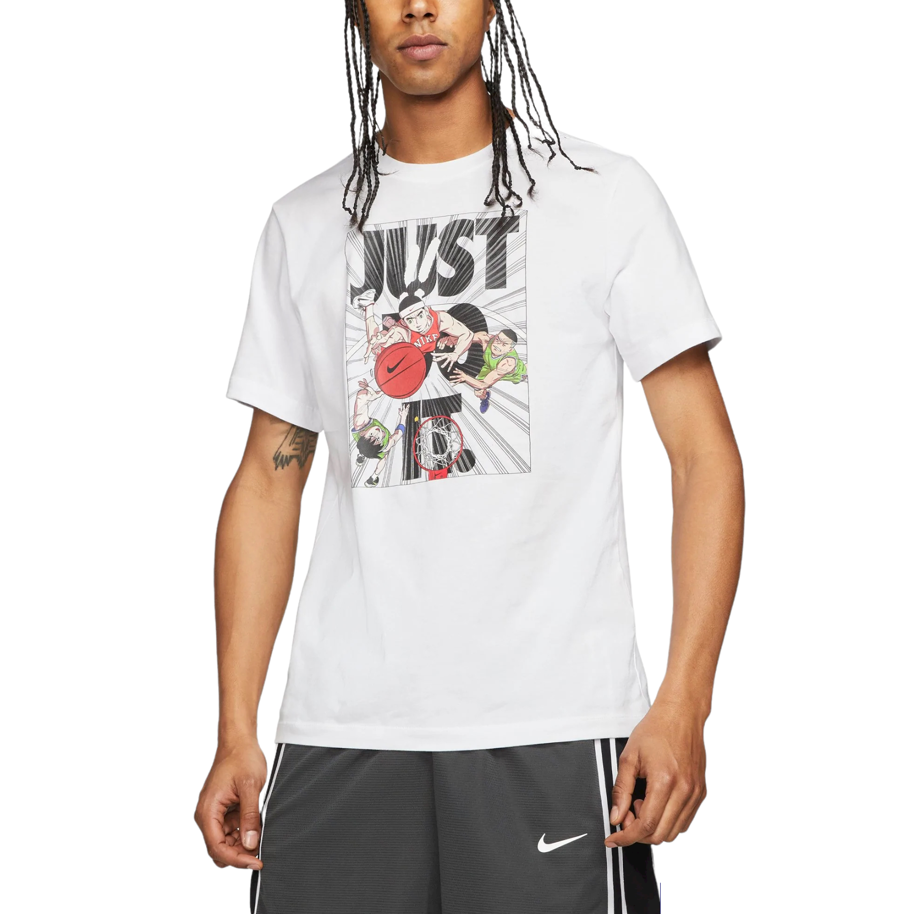 Купить Футболка Nike Men's "Just Do It." Manga | DD0807-100 в Москве или заказать доставку на Slamdunk.su
