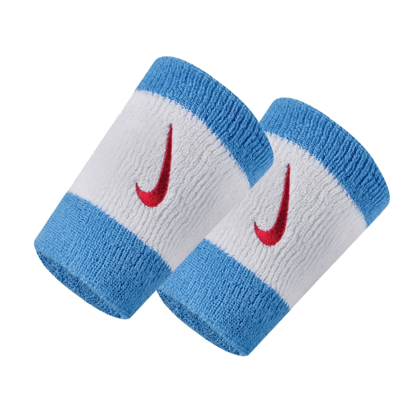 Купить Напульсники Nike Swoosh Double Wide Wristbands | N.000.1586.153.OS в Москве или заказать доставку на Slamdunk.su