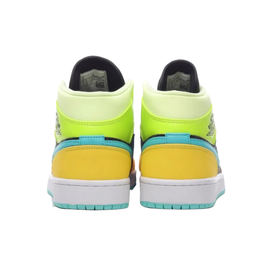 Купить Кроссовки Air Jordan 1 Mid Multicolor | 554724-037 в Москве или заказать доставку на Slamdunk.su