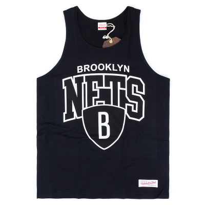 Купить Майка Mitchell & Ness Brooklyn Nets | MN-NBA-A0093397-BRONET-BLK в Москве или заказать доставку на Slamdunk.su