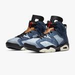 Кроссовки Air Jordan 6 Retro Washed Denim - картинка