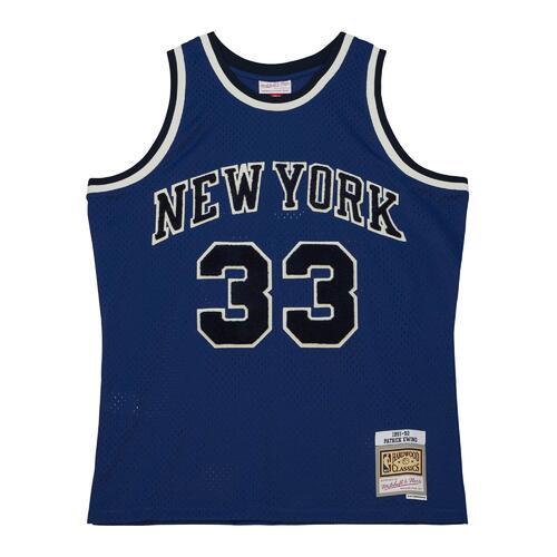 Джерси Mitchell & Ness Off Court Chenille Swingman Patrick Ewing New York Knicks 1991-92