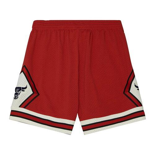 Шорты Mitchell & Ness Off Court Chenille Swingman Chicago Bulls 1997-98