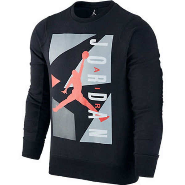 Купить Толстовка Air Jordan Block Fleece Crew | 658311-010 в Москве или заказать доставку на Slamdunk.su