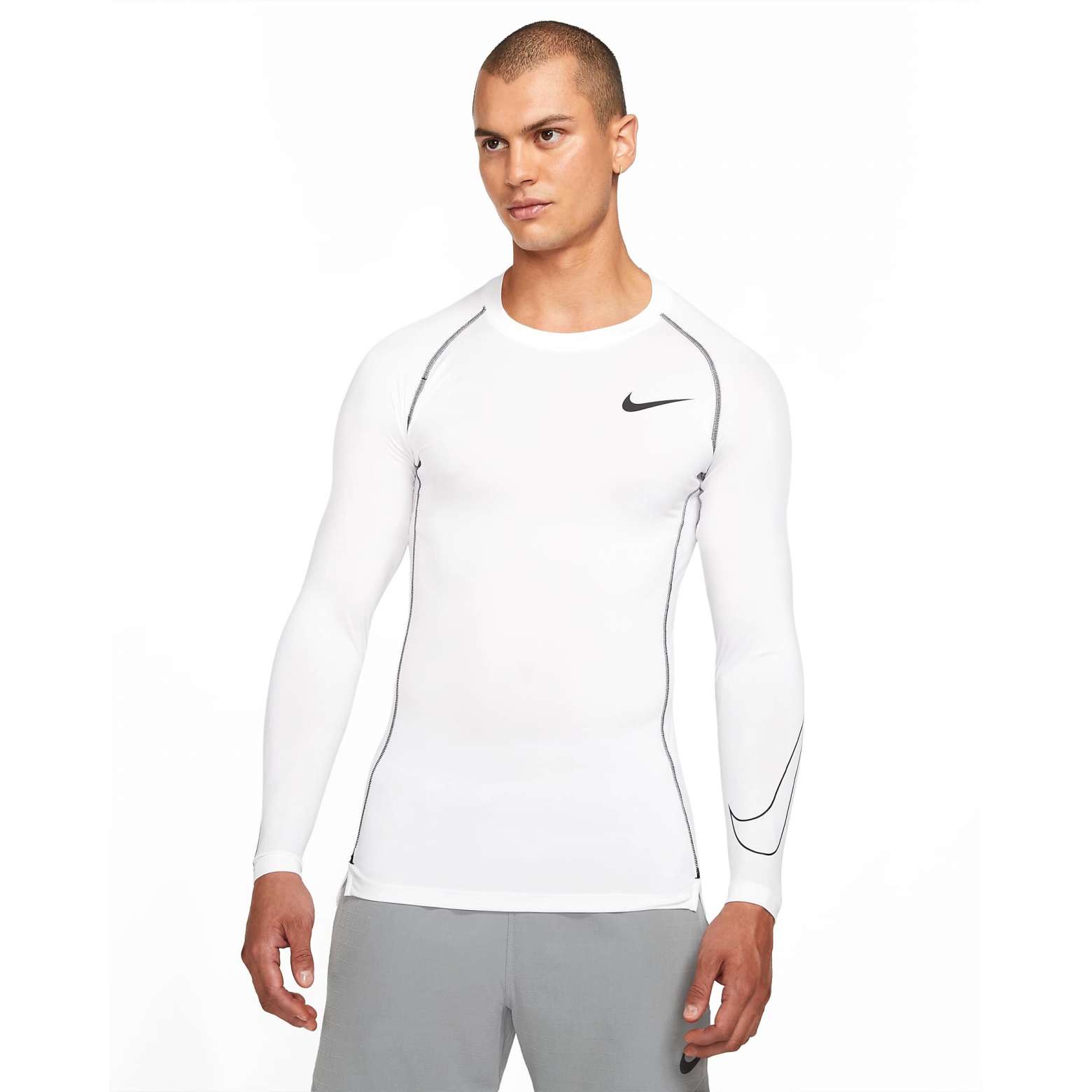 Купить Лонгслив Nike Pro Dri-FIT | DD1990-100 в Москве или заказать доставку на Slamdunk.su