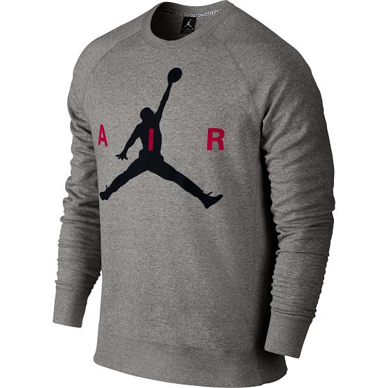 Купить Толстовка Jordan Jumpman Graphic Brushed Crew | 689014-066 в Москве или заказать доставку на Slamdunk.su