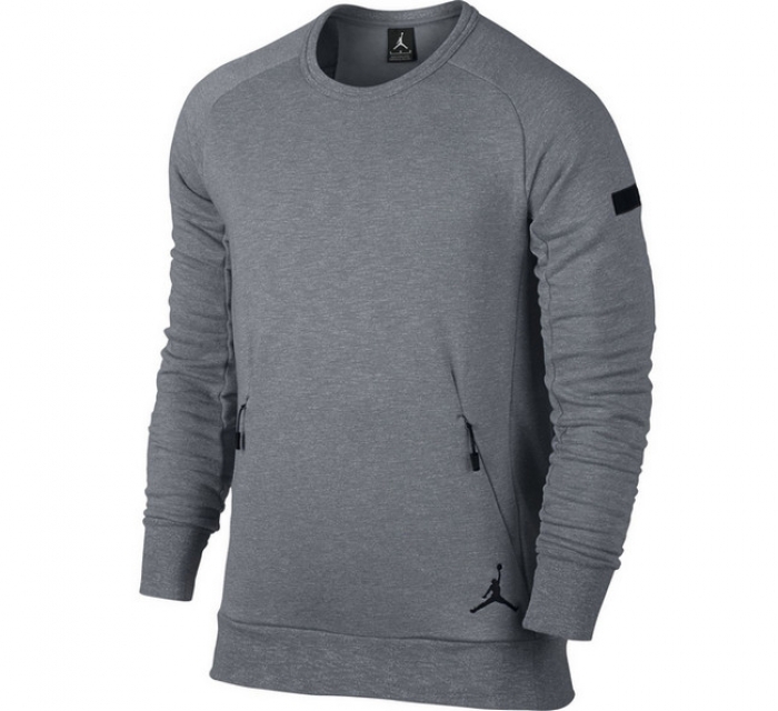 Купить Толстовка Jordan Icon Fleece Crew | 802181-065 в Москве или заказать доставку на Slamdunk.su