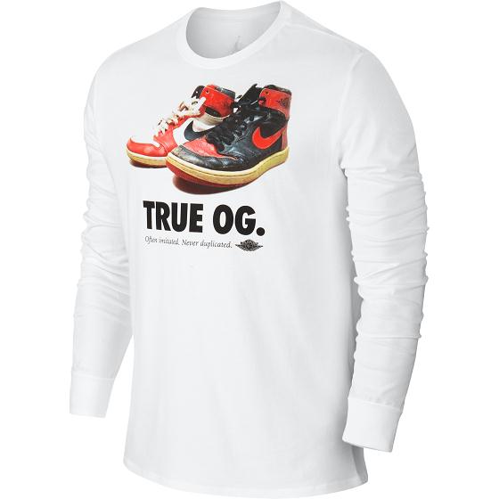 Купить Лонгслив Tee Shirt Jordan True OG | 807469-100 в Москве или заказать доставку на Slamdunk.su