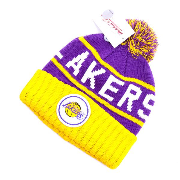 Купить Шапка Mitchell & Ness Los Angeles Lakers | KJ46Z-LAKERS в Москве или заказать доставку на Slamdunk.su