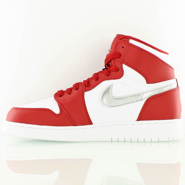 red silver and white jordan 1