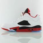 Кроссовки Air Jordan Retro 5 Low “Fire Red” - картинка