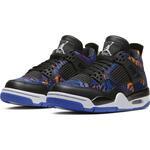 Кроссовки Jordan 4 Retro Black Rush Violet  - картинка