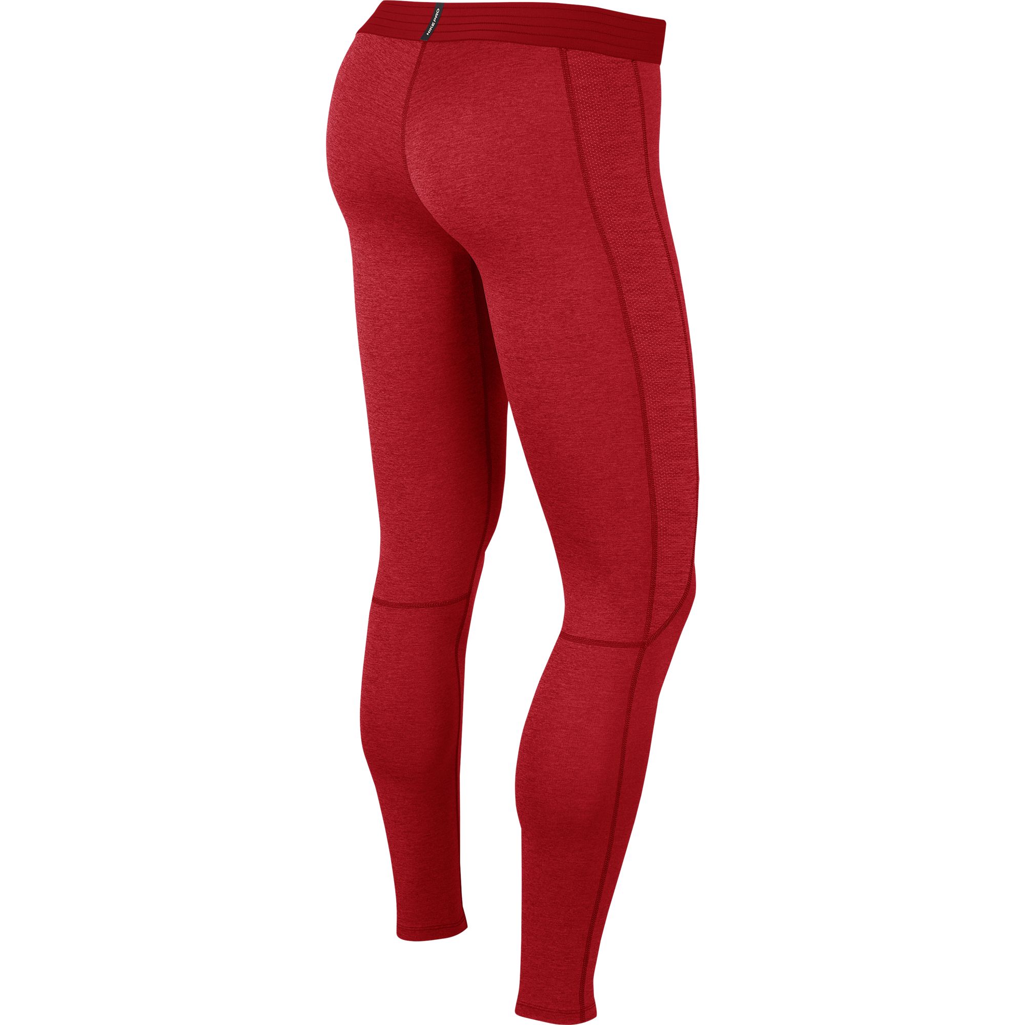 Nike Pro красные тайтсы