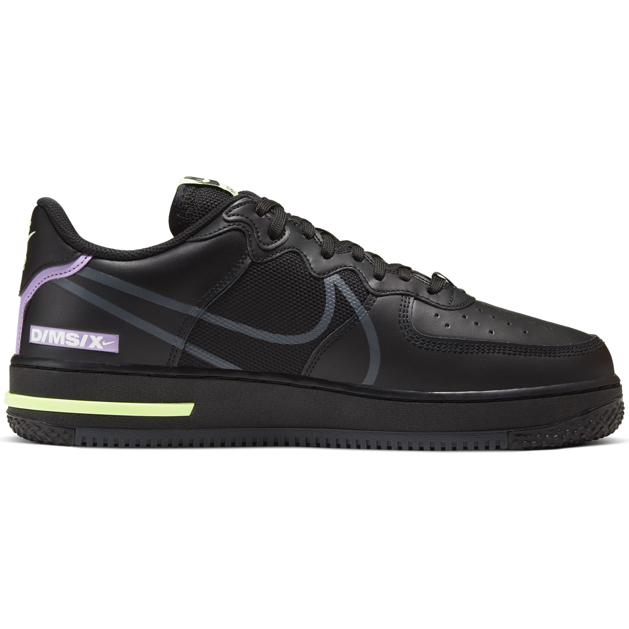 Air force 1 react d/ms/x black discount