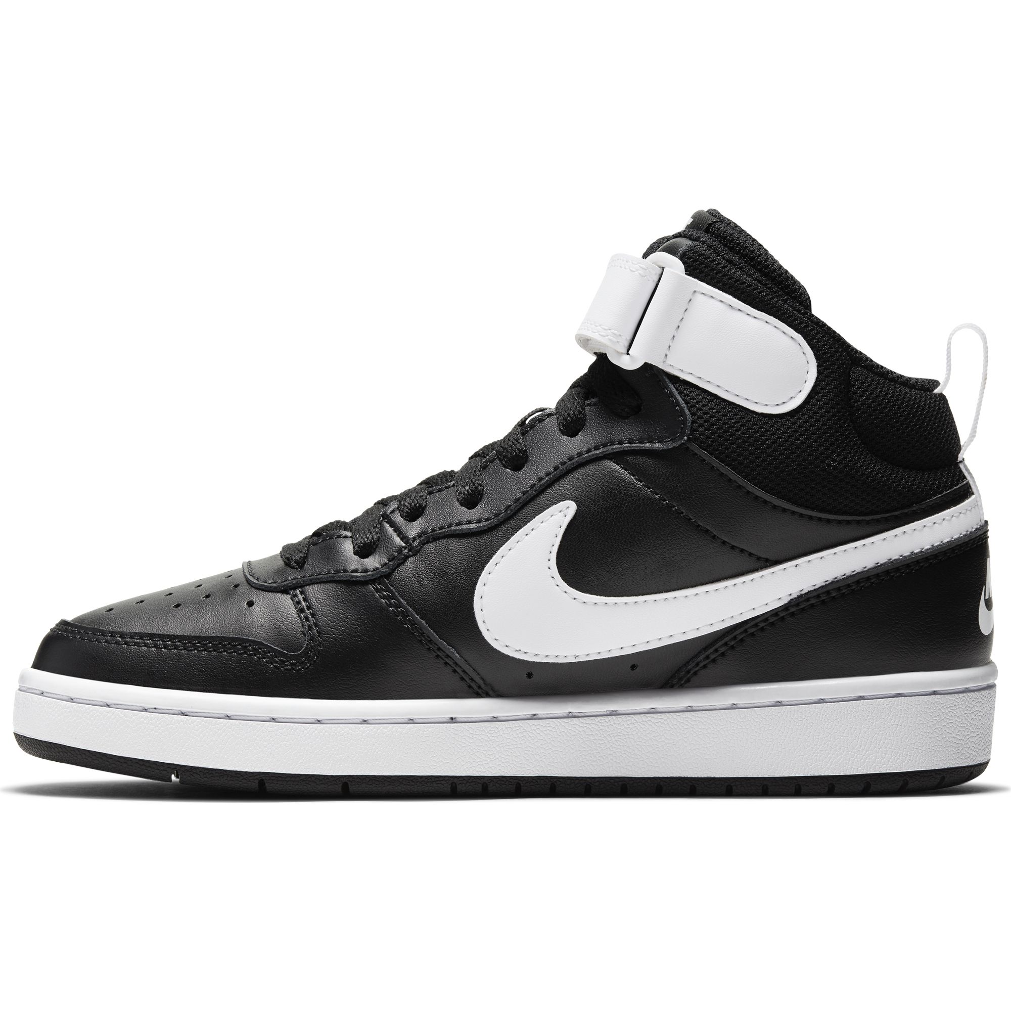 nike court borough mid 2 black and pink