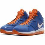 Баскетбольные кроссовки Nike LeBron 8 "Blue/Orange" - картинка