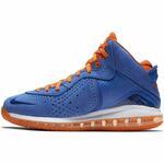 Баскетбольные кроссовки Nike LeBron 8 "Blue/Orange" - картинка